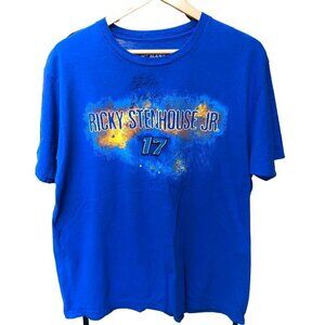 Nascar Ricky Stenhouse Jr Signed Graphic T-Shirt Car 17 Chase Authentics Size XL